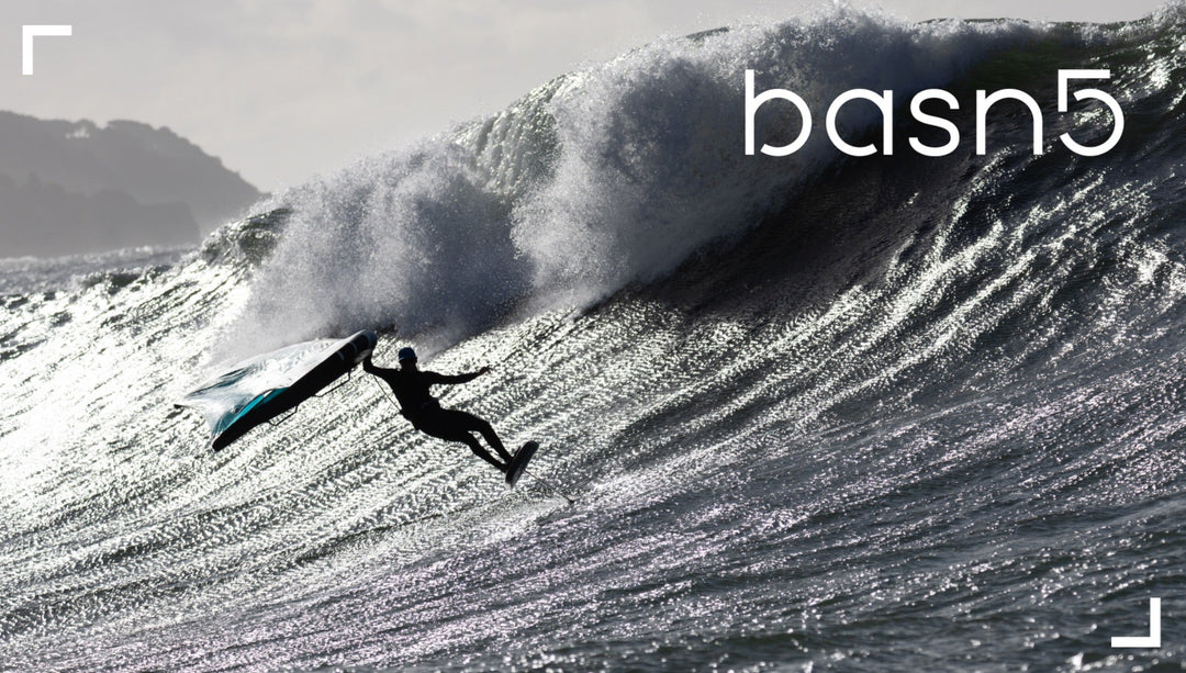 Jacob Rosenberg under the Golden Gate Bridge — basn5 sunglasses with Tajima polarized lenses, as reviewed by Sail-World.