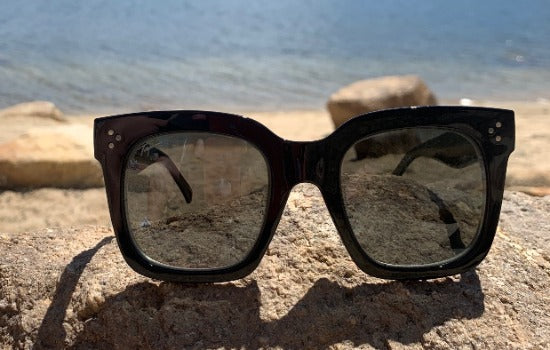 Vaep Polarized Replacement Lenses For Maui Jim Kuiaha Bay MJ286 Sunglasses - Jet Black PC Polarized