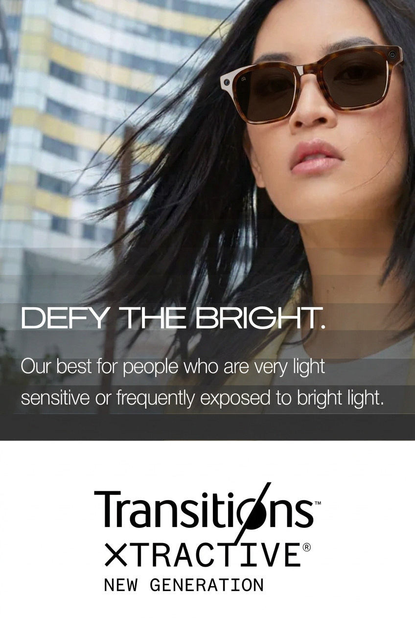 Transitions lenses on smart glasses